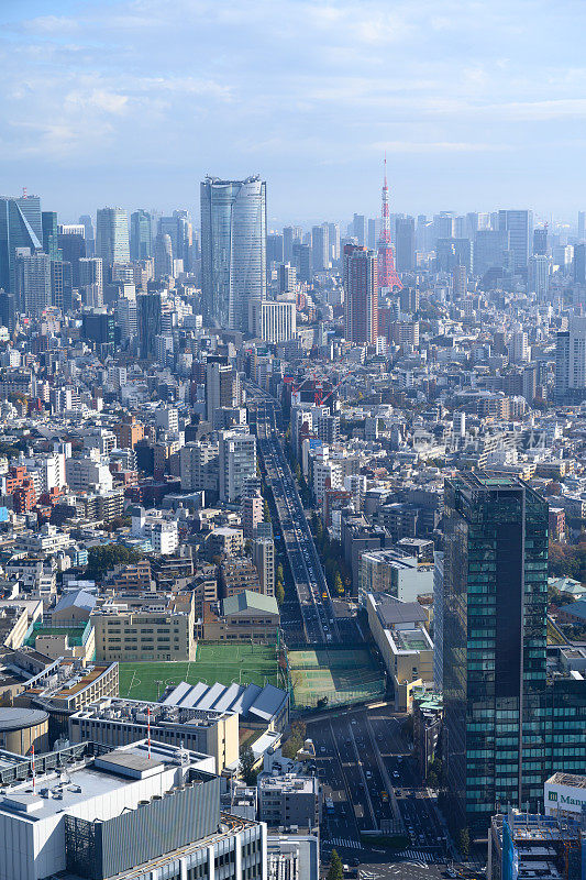 俯瞰东京,日本