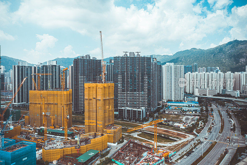 香港启德建筑地盘