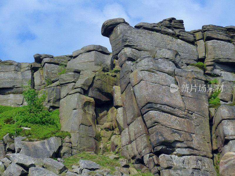 Stanage边缘,英格兰