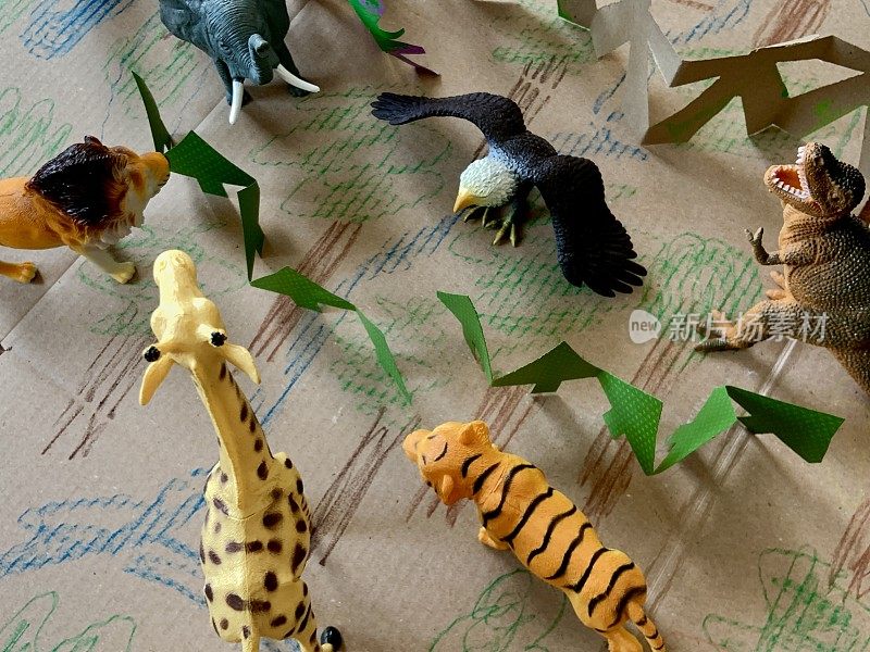 玩具塑料野生动物