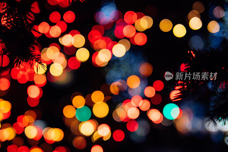 Bokeh，照明，城市灯光