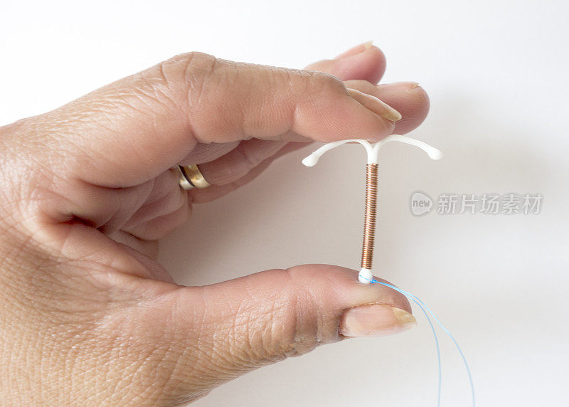 女性手持宫内节育器(IUD)