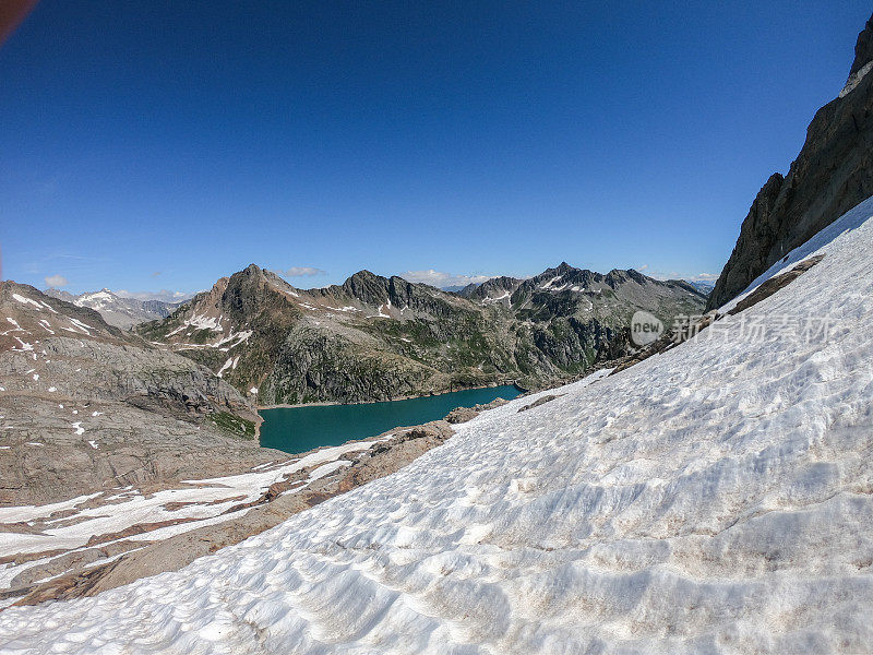 阿尔卑斯山风景在瑞士阿尔卑斯山