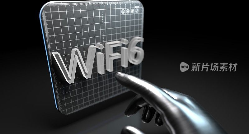 WiFi6具有智能性能的下一代无线通信连接网络。