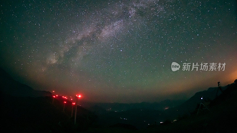 银河星空场景