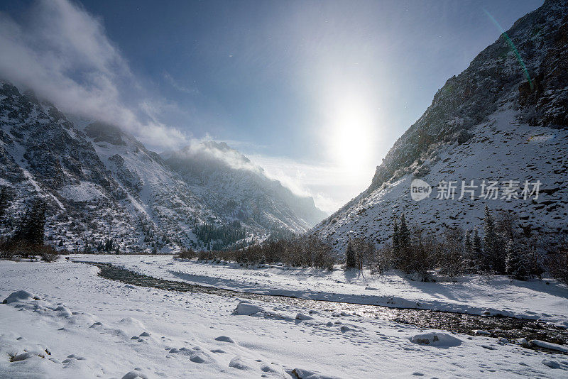 美丽的冬季景观