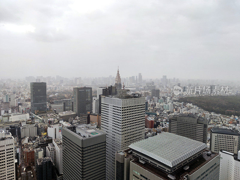 东京市景，日本