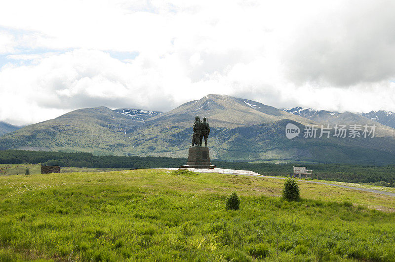 突击队纪念碑，高地-苏格兰
