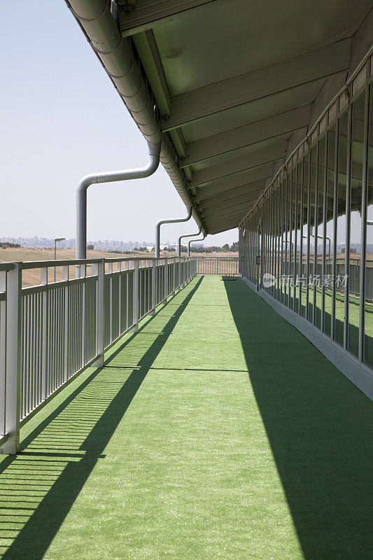 办公室的阳台。