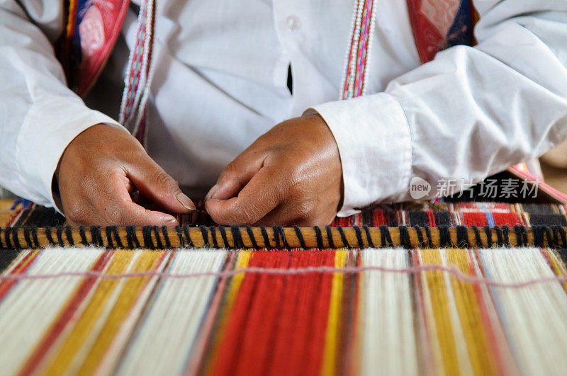 编织在秘鲁