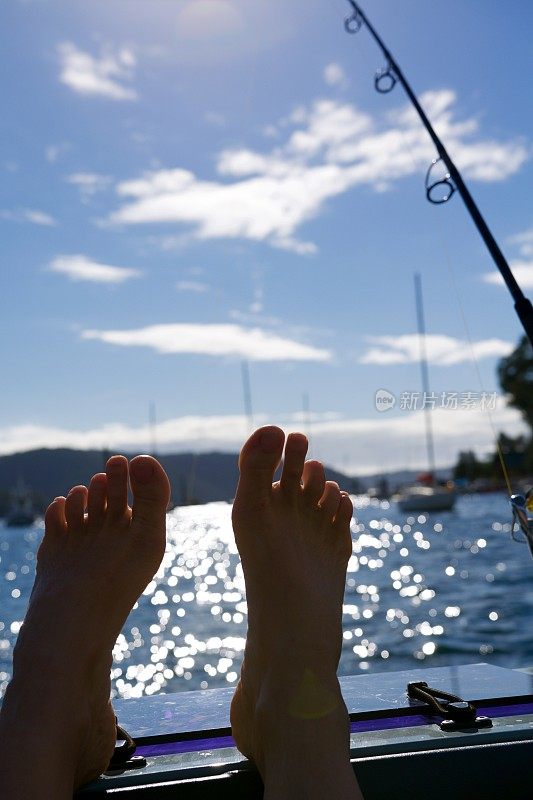 放松和钓鱼
