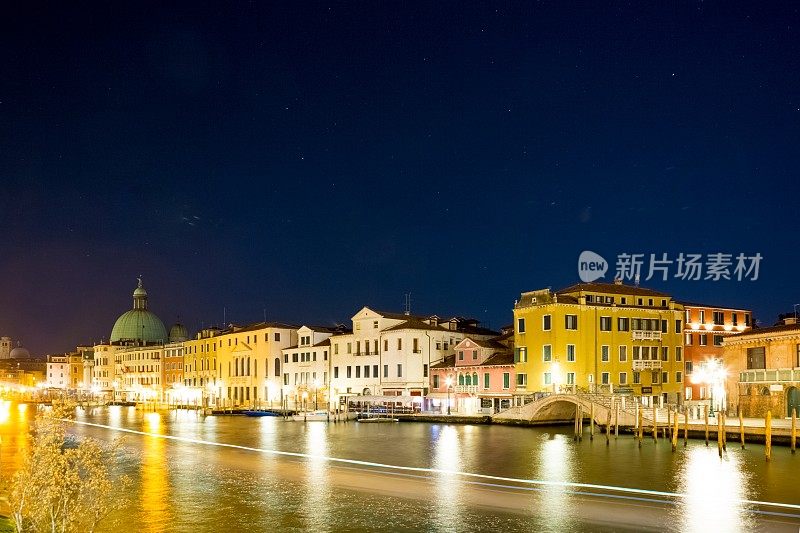 威尼斯大运河之夜