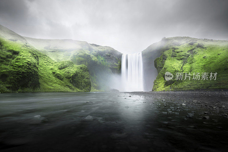 Skogafoss瀑布、冰岛