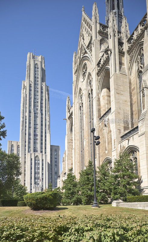 匹兹堡大学学习大教堂和海因茨教堂