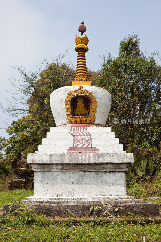 锡金,印度佛塔