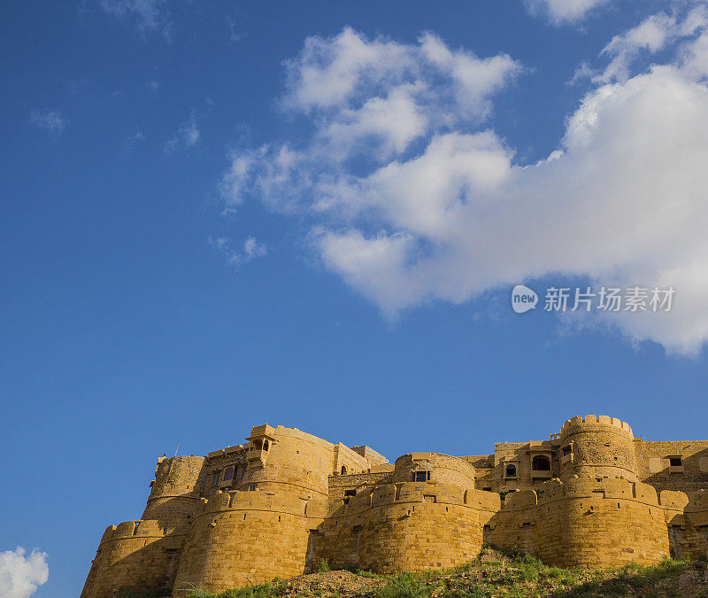 印度拉贾斯坦邦的Jaisalmer堡