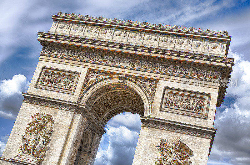 凯旋门，法国巴黎