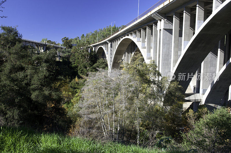 加利福尼亚州帕萨迪纳市阿罗约塞科河上的桥梁