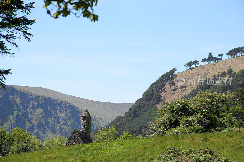 修道院的Glendalough