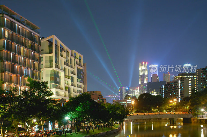 新加坡激光灯光展