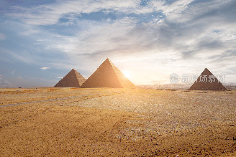 埃及开罗的金字塔