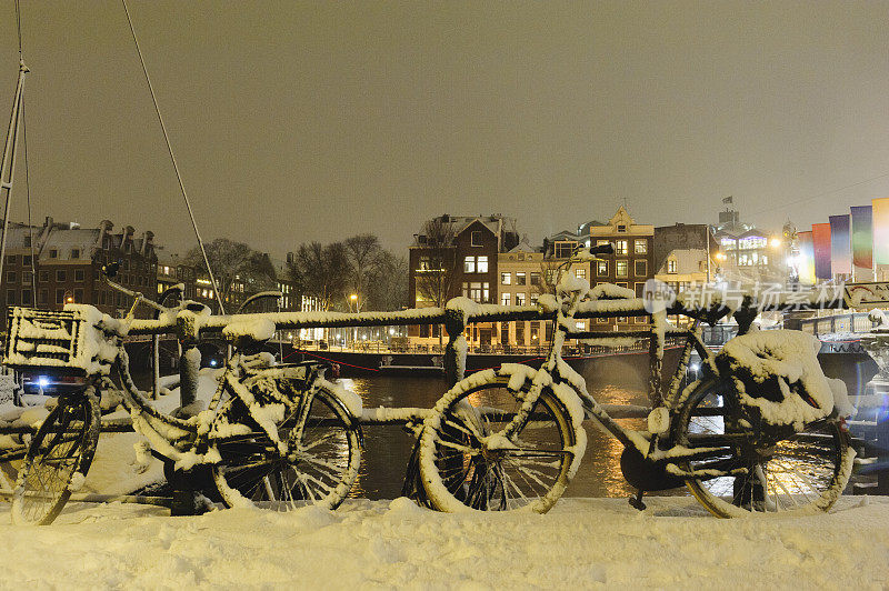 阿姆斯特丹的雪