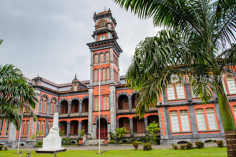 女王皇家学院，特立尼达最著名的学校，西班牙港，特立尼达和多巴哥，南美洲