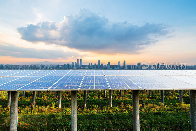 新加坡的太阳能电池板