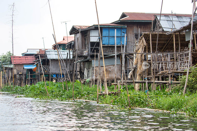 缅甸:茵莱湖建筑