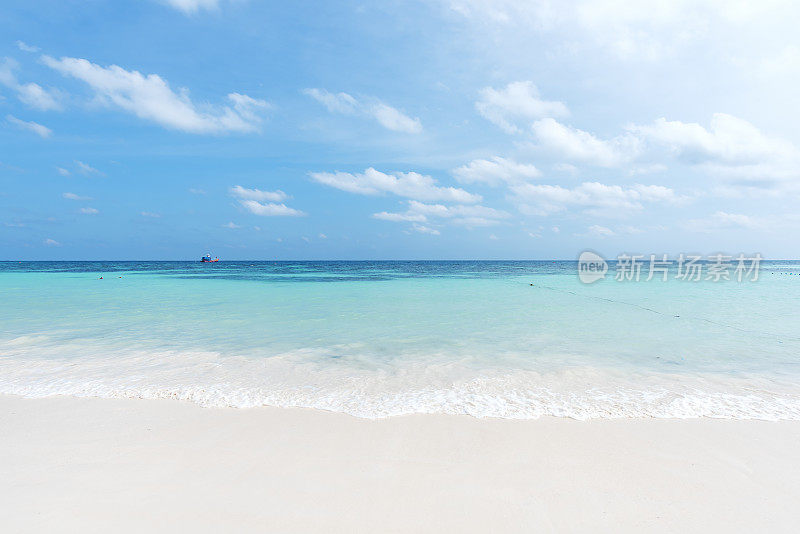 美丽的热带海滩和海景，泰国