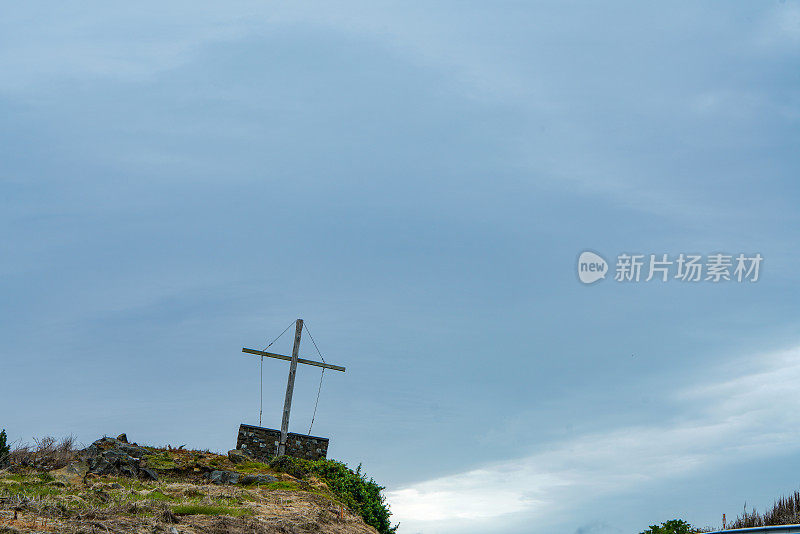 历史地标斯特灵观点，悬崖，新西兰最南端的城镇