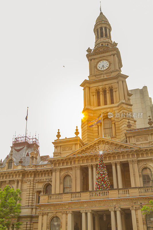 澳大利亚悉尼市政厅外景。