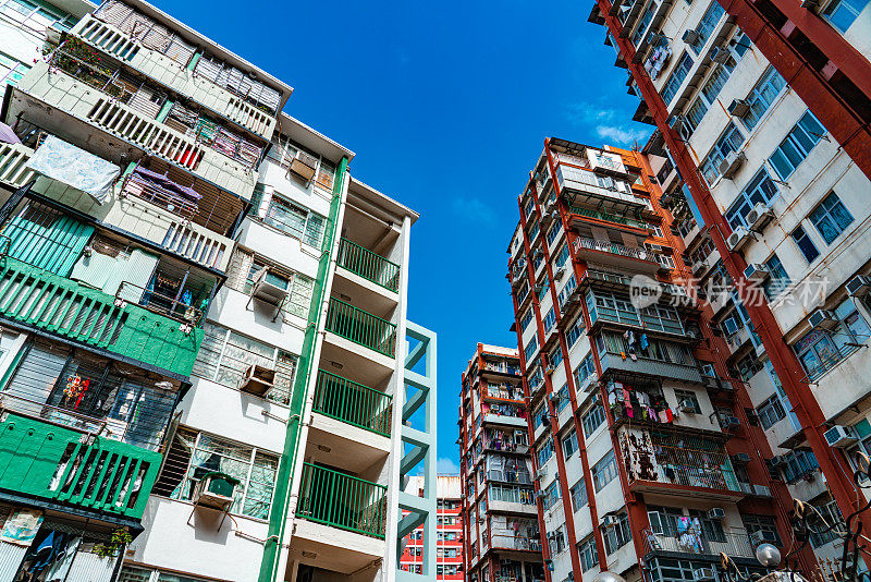 香港观塘旧公共住宅大厦