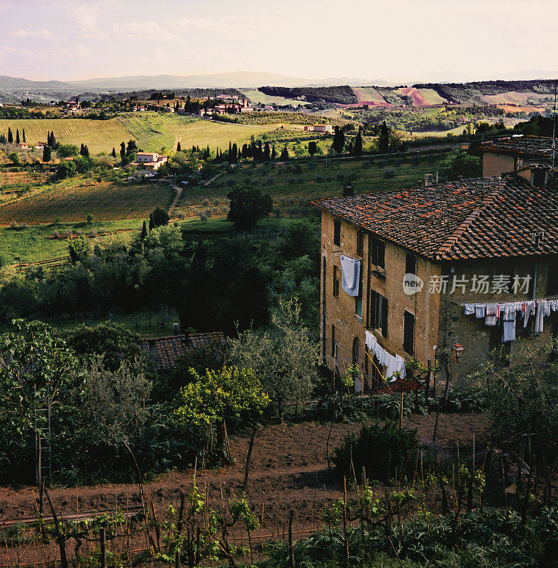 意大利托斯卡纳乡村和房子