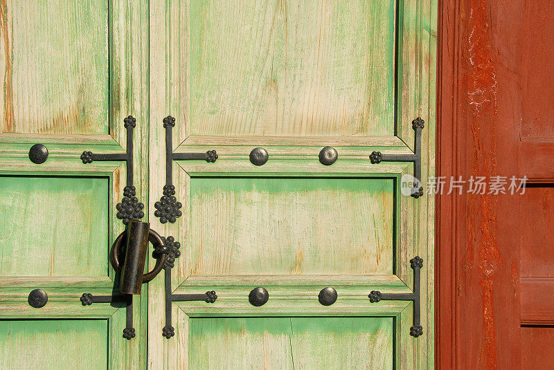 韩国京福宫的门把手和细节