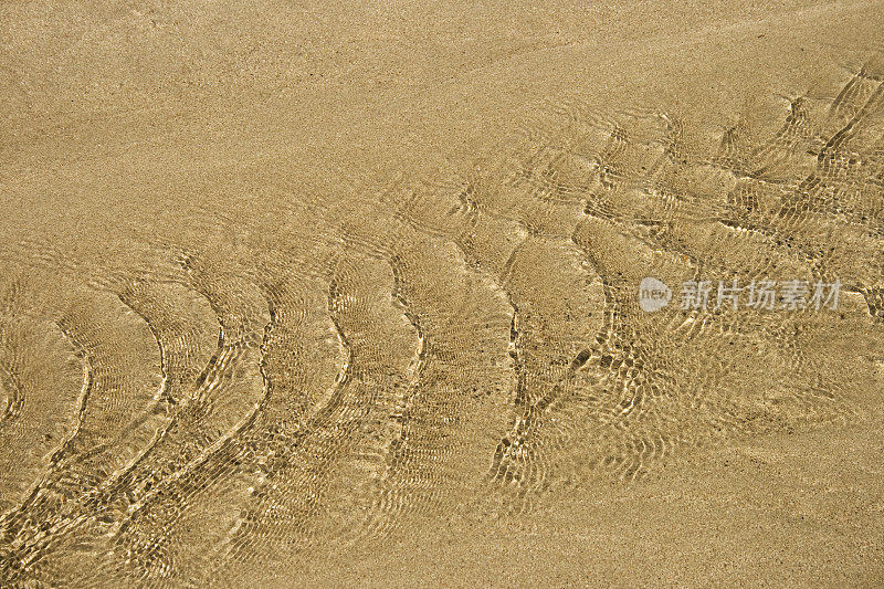 沙上流水