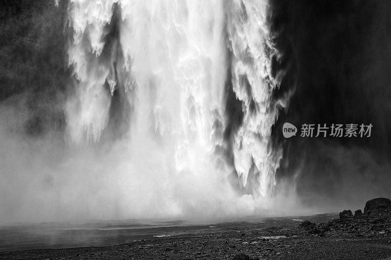 在冰岛Skogafoss