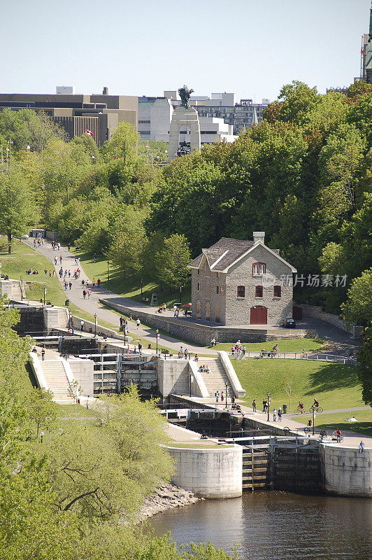 里多运河在渥太华，联合国教科文组织