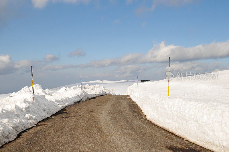 雪清除道路