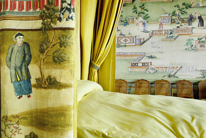 皮埃蒙特瓜雷恩城堡巴洛克风格的卧室