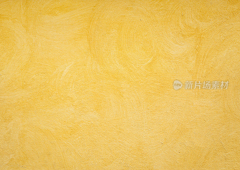 斑驳的黄色墙壁纹理