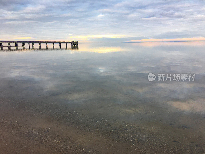 切萨皮克湾海滩和码头