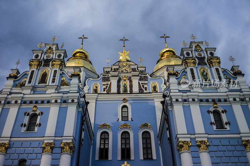 圣迈克尔金色圆顶修道院。基辅,乌克兰