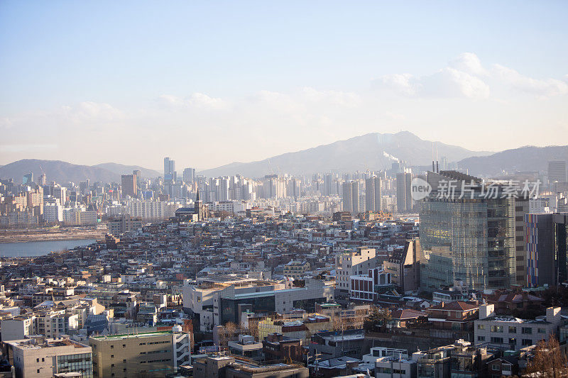 首尔城市天际线