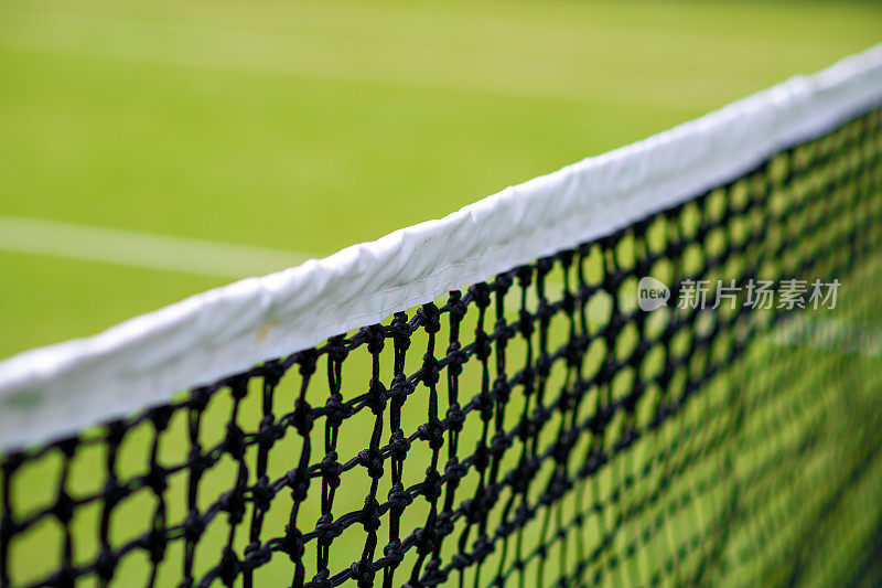 网球网的特写