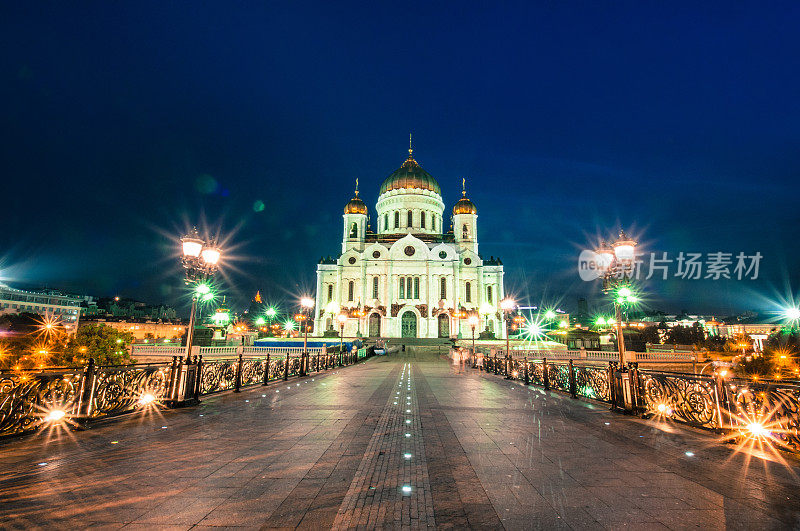 俄罗斯莫斯科的基督救世教堂