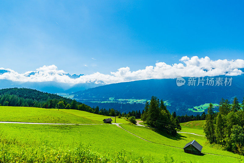 白云石山脉的高山草甸