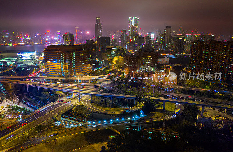 香港城市之夜