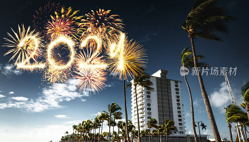 迈阿密湾地区的新年