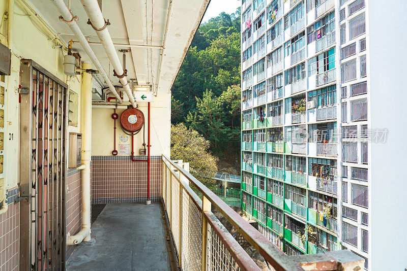 香港公共公寓建筑细节